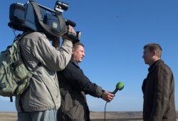 Съемки телекомпании НТВ