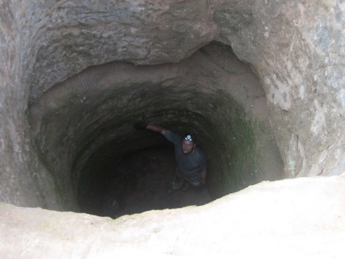 Шахта в штольне Р-41